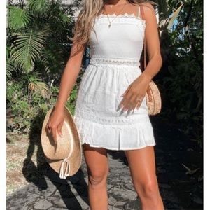 Mamasita style brand.. Be sassy dress. White